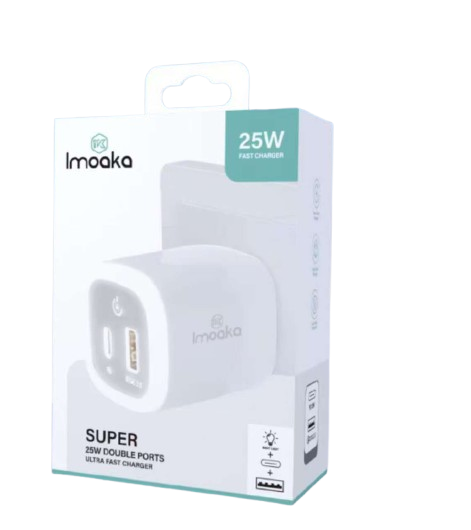 Imoaka 25W  Adapter (Double Port)